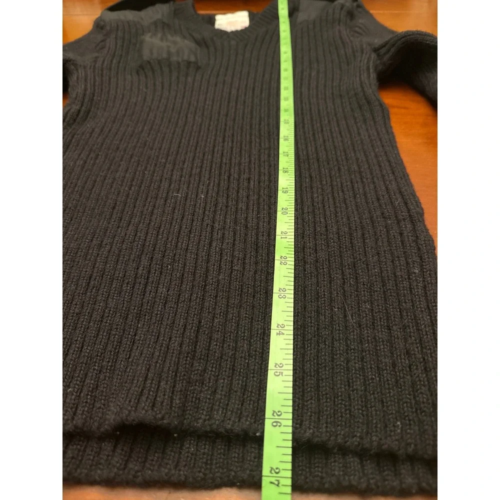 Brigade Quartermasters sweater men's 42 Woolly Pully black wool commando vintage